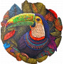 ESCAPEWELT 200PCE WOODEN JIGSAW TOUCAN