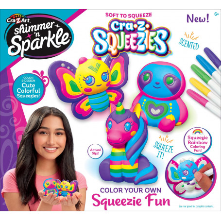 Shimmer N Sparkle Squeezies Color Your Own Fun