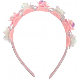 Pink Poppy - Mermaid Flower Headband