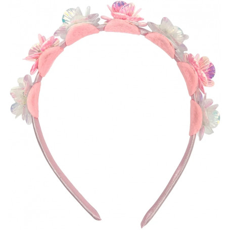 Pink Poppy - Mermaid Flower Headband