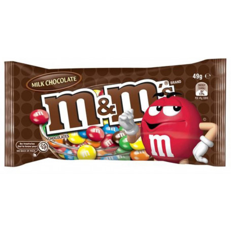 M/F M&M MILK CHOCOLATE 49G