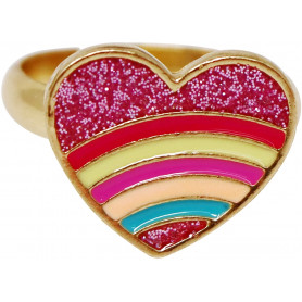 Pink Poppy - Rainbow Fantasy Sparkle Rings Assorted