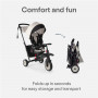 STR7J Warm Grey  Folding Stroller Certified Trike