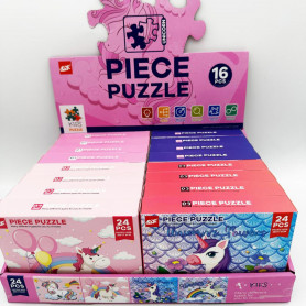 Unicorn Jigsaw 4 Asst