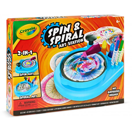 Crayola Spin & Spiral Art Station 2.0