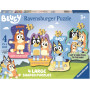 Ravensburger - Bluey 4 Large Shaped Puzzles