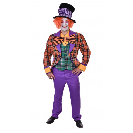 Mad Hatter Costume - STD (Pants,Jacket/Vest,Shirt Front/Tie)