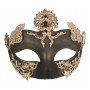 Isha Black with Gold Eye Mask