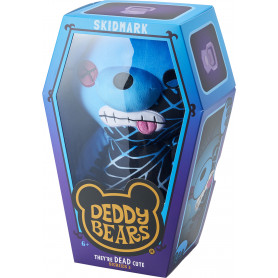 DEDDY BEAR LARGE PLUSH IN COFFIN  - SKIDMARK