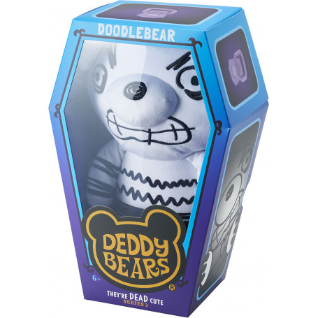 DEDDY BEAR LARGE PLUSH IN COFFIN - DOODLEBEAR