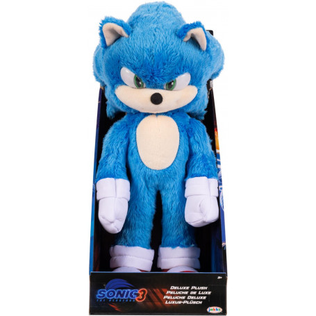 Sonic 3 Movie- 13" Deluxe Plush - Sonic