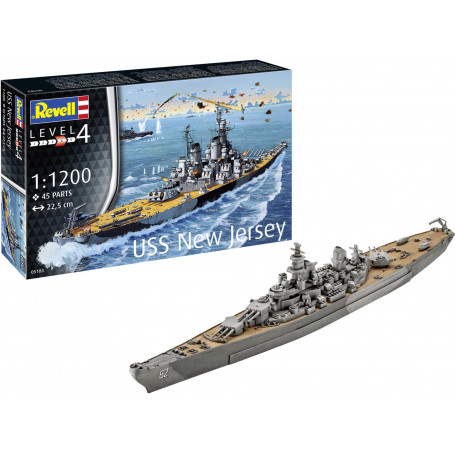 USS New Jersey 1/1200 Scale