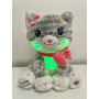 30CM LIGHT UP MOUSTACHE CAT