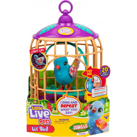 LITTLE LIVE PETS LIL' BIRD S15 BIRD & CAGE PANGO