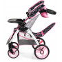 Twin Star -New Style -Pink & Black with Pink Bow