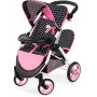 Twin Star -New Style -Pink & Black with Pink Bow