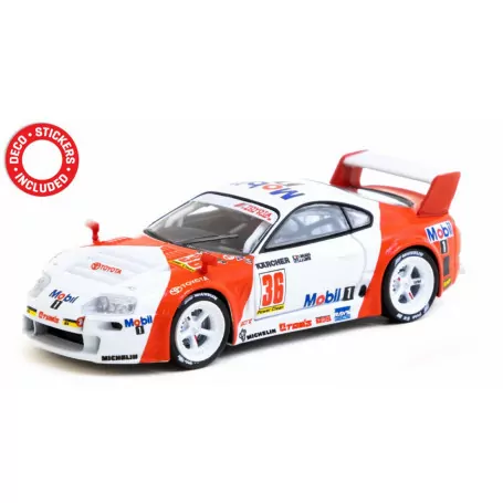 1:64 JJ Lehto Y Dalmas Toyota Supra GT BPR Zhuhai 1995 Decals Included