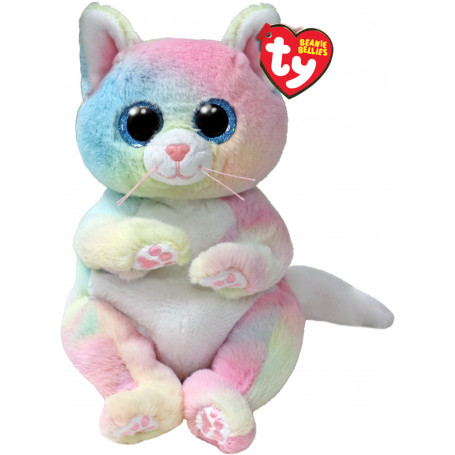 TY Beanie Bellies  JENNI - rainbow cat reg