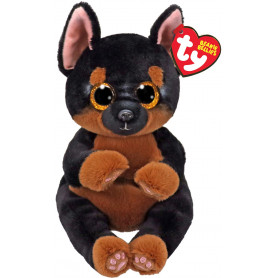 TY Beanie Bellies  FRITZ- black/tan dog reg