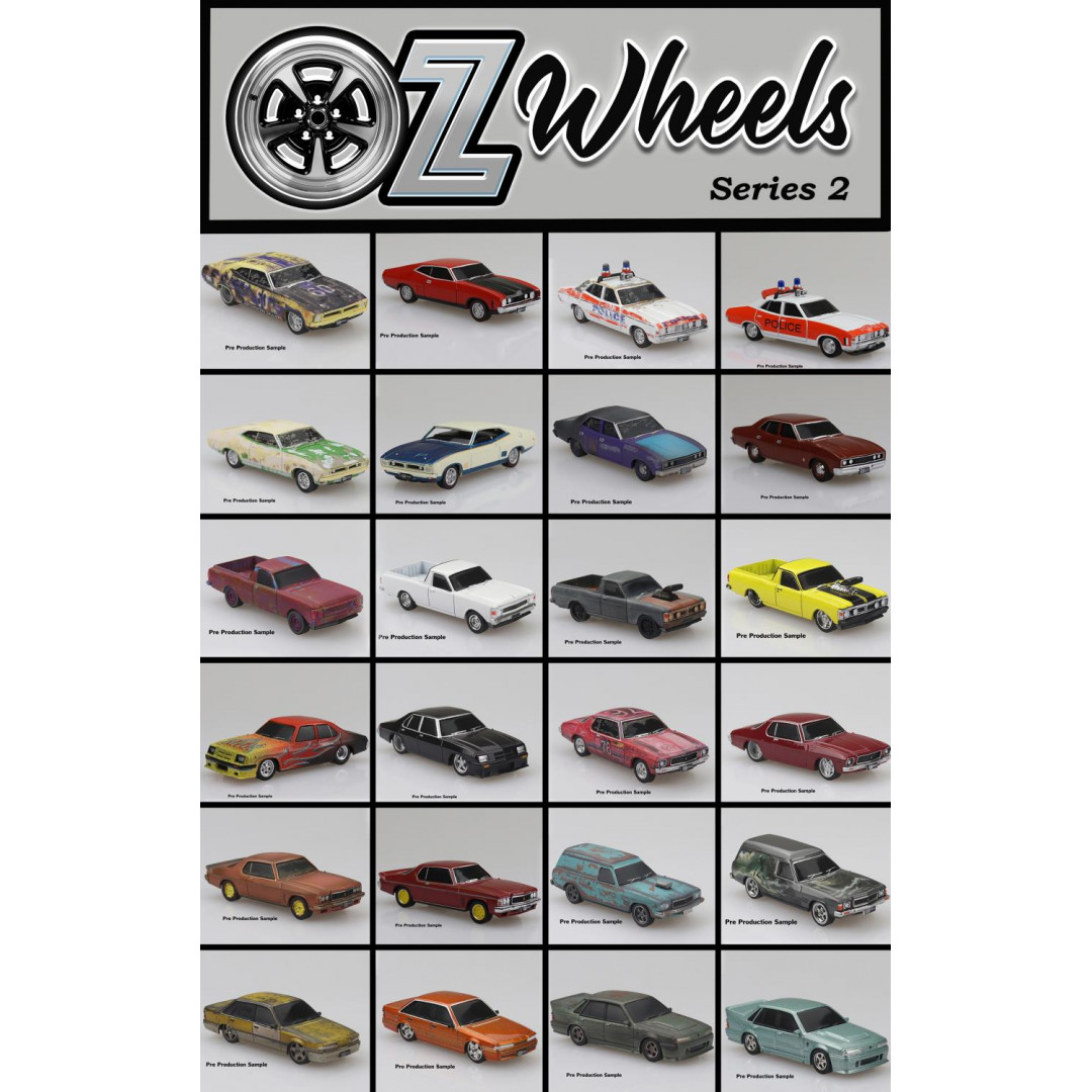 164 Release 2 Asst Oz Wheels Asst Afterpay Available!
