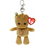 TY Beanie Babies Marvel GROOT - soft clip