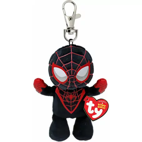 TY Beanie Babies Marvel MILES MORALES - soft clip