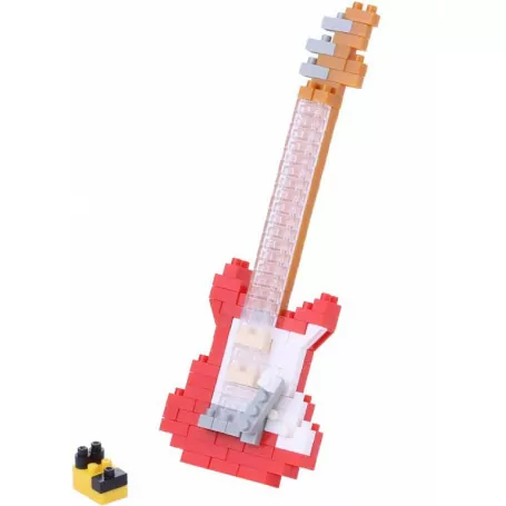 Nanoblock - Electric Guitar Red 2