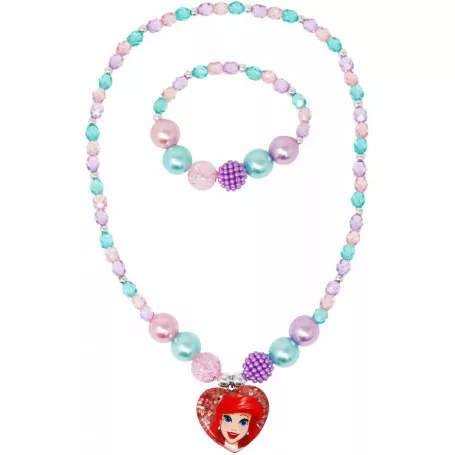 Pink Poppy Disney Princess Ariel Necklace & Bracelet Set