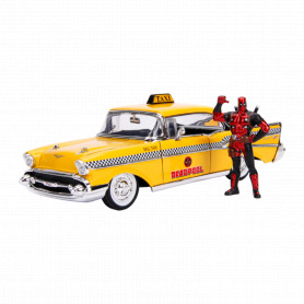 Deadpool (comics) - 1:24 1957 Chevy Bel Air Taxi Diecast Vehicle