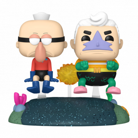 Spongebob - Mermaid Man & Barnacle Boy w/Invisible Car Pop! Ride RS