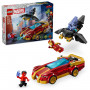 LEGO Super Heroes Marvel Iron Man Car & Black Panther vs. Red Hul 76310