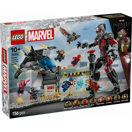 LEGO Super Heroes Marvel Captain America: Civil War Action Battle 76314