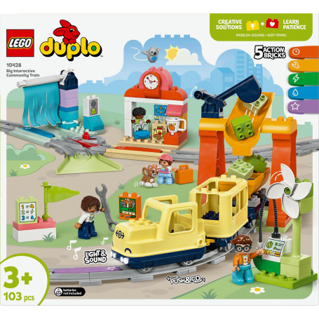 Lego Duplo Town Big Interactive Community Train 10428