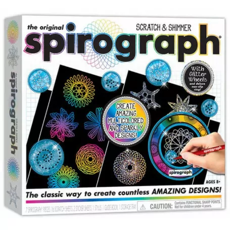 Spirograph Scratch & Shimmer