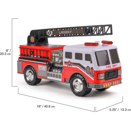 Mighty Fleet Motorized Fire Ladder Truck Afterpay
