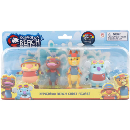 Kangaroo Beach Figures 4 Pack