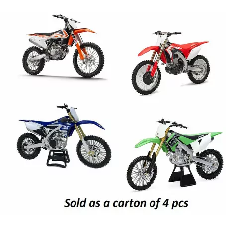 New Ray - 1:6 Bikes 4 Asst Styles