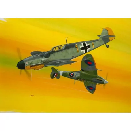 REVELL COMBAT SET BF109G-10 & SPITFIRE MK.V 1:72 GIFT SET