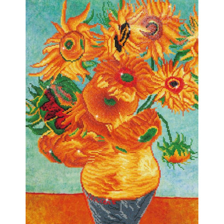 DIAMOND DOTZ SUNFLOWERS (VAN GOGH)