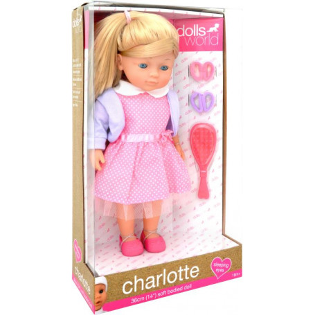 Dollsworld charlotte - blonde mauve top