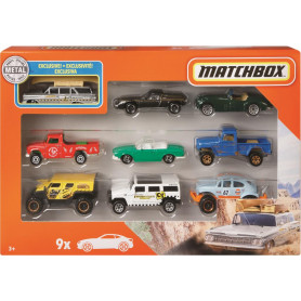 MATCHBOX 9 PACK ASST