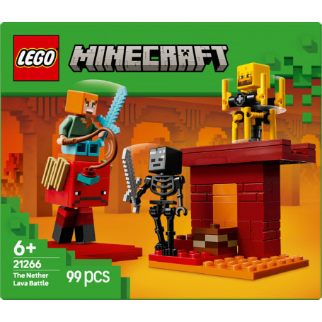LEGO Minecraft The Nether Lava Battle 21266 - Afterpay