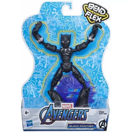 AVENGERS BEND AND FLEX BLACK PANTHER