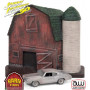 1:64 Ford Mustang w/Barn Facade