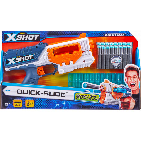 Zuru XSHOT Excel - Quick Slide inc 16 Darts