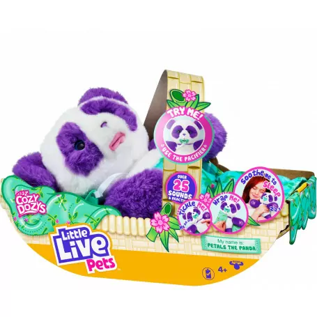 LITTLE LIVE PETS COZY DOZYS S4 - PETALS THE PANDA