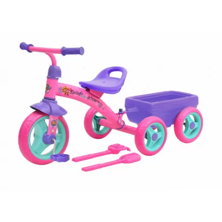 25cm Trike with trailer-Paw Patrol Skye