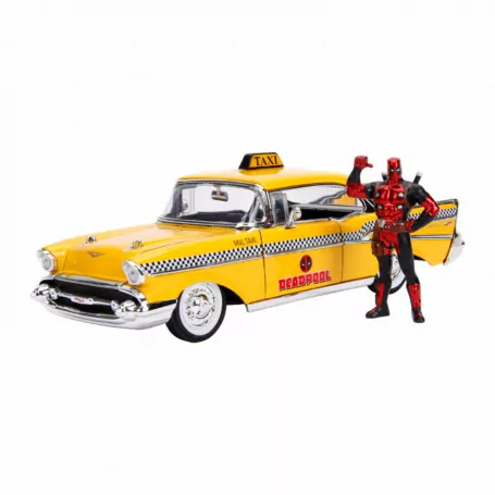 Deadpool (comics) - 1:24 1957 Chevy Bel Air Taxi Diecast Vehicle