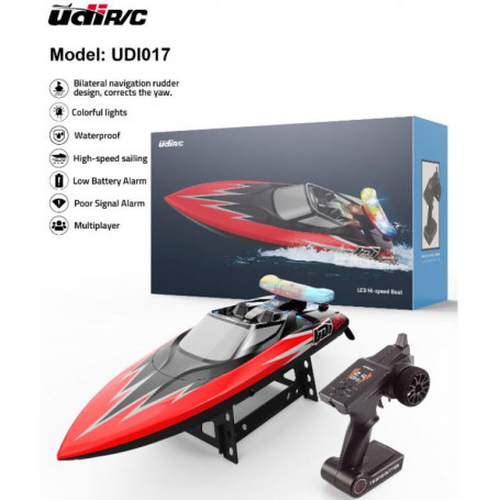 UDIRC 2.4Ghz High Speed R/C Boat with Light Kit