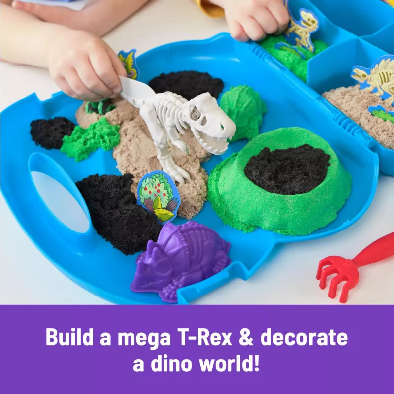 Paleontologist Excavating Dinosaur Fossils In A Desert Dig Site AI Generated 310195850